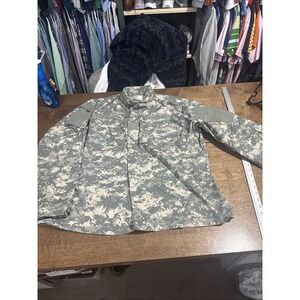 US ARMY ACU Digital Camo Shirt Jacket Combat Uniform  Large Long  USGI BDU